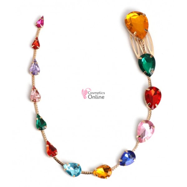 Accesoriu pentru par cu pini ACS06 cu Strasuri Color